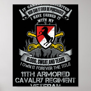 Eigene Forever The Title 11. Armored Cavalry Regim Poster