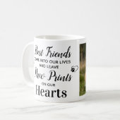 Eigene Foto-Drucke auf unserem Hearts Pet Memorial Kaffeetasse (Vorderseite Links)