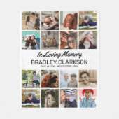 Eigene Foto hinzufügen und Personalisierten Text h Fleecedecke (Vorderseite)