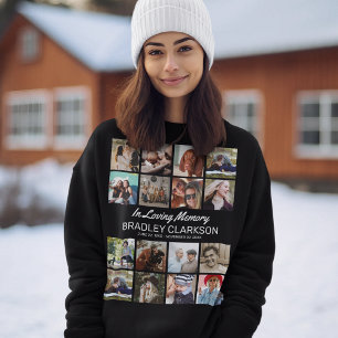 Eigene Foto hinzufügen und Personalisierten Text h Sweatshirt