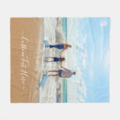 Eigene Foto-Individualität - Familien Fleecedecke (Vorderseite (Horizontal))