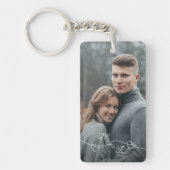 Eigene Fotografie und miteinander verbundene Liebe Schlüsselanhänger (Vorderseite)