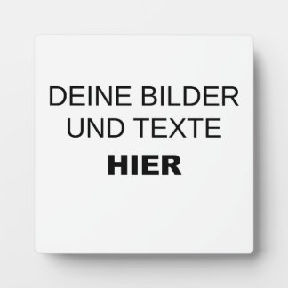 Eigene Fotoplatte gestalten