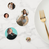 Eigene Fotos mit benutzerdefinierter großer Tabell Konfetti (Gruppe)