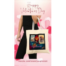 Eigene Fotos und Name Herz ist mein Valentinmosaik