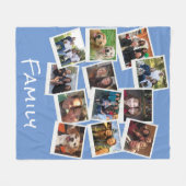 Eigene Fotos zeichnen sich durch eine farbige Farb Fleecedecke (Vorderseite (Horizontal))