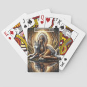 Eigene Frau und Wolf Monogram Kids Match Game Spielkarten (Rückseite)