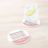 Eigene Frauen in sternenstilistischen Geschenken Getränkeuntersetzer (Seite)