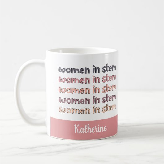 Eigene Frauen in sternenstilistischen Geschenken Kaffeetasse (Links)