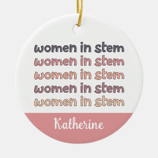 Eigene Frauen in sternenstilistischen Geschenken Keramik Ornament (Vorne)
