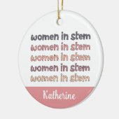 Eigene Frauen in sternenstilistischen Geschenken Keramik Ornament (Links)