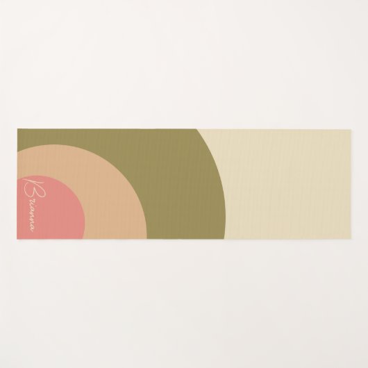 Eigene FrühlingsShades Yogamatte (Vorderseite (Horizontal))