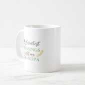 Eigene Fun Großvater Zitat Kaffeetasse (Vorderseite Links)