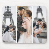 Eigene Galerie hinzufügen - Minimal 3 Foto Galerie Mousepad (Vorne)