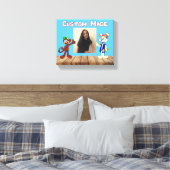 Eigene, gearbeitete Canvas-Schrift Leinwanddruck (Insitu (Schlafzimmer))