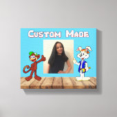 Eigene, gearbeitete Canvas-Schrift Leinwanddruck (Vorderseite)