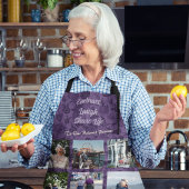 Eigene Geschenke für ältere Eltern - Violett für P Schürze