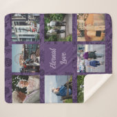 Eigene Geschenke für ältere Eltern - Violett für P Sherpadecke (Vorderseite (Horizontal))