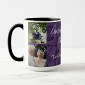 Eigene Geschenke für ältere Eltern - Violett für P Tasse (Links)