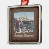 Eigene Geschenke für ältere Elternpaare braun Ornament Aus Metall (Links)