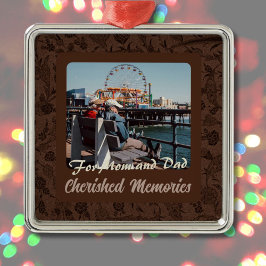 Eigene Geschenke für ältere Elternpaare braun Ornament Aus Metall