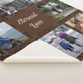 Eigene Geschenke für ältere Elternpaare braun Sherpadecke (3/4)