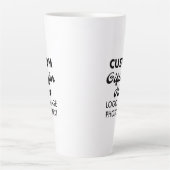 Eigene Geschenke für Ihm große Latte Tasse 17oz. (Vorderseite)