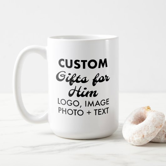 Eigene Geschenke für seine klassische Weiße Tasse (Mit Donut)