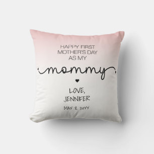 Eigene Geschenke zum Ersten Muttertag Neuer Mommy  Kissen