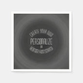 Eigene Gestaltung - Benutzerdefiniertes Design Serviette (Vorderseite)