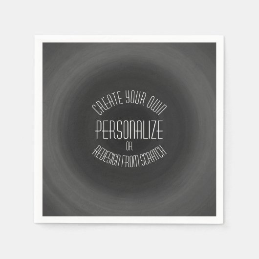 Eigene Gestaltung - Benutzerdefiniertes Design Serviette (Vorderseite)
