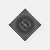 Eigene Gestaltung - Benutzerdefiniertes Design Serviette (Ecke)