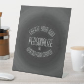 Eigene Gestaltung - Benutzerdefiniertes Design Sockelschild (In Situ)