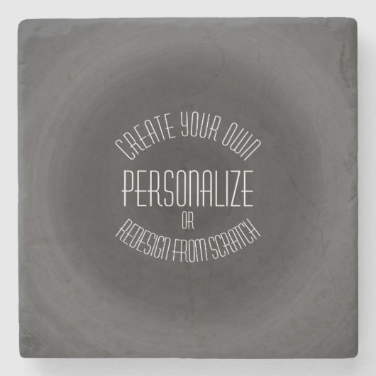 Eigene Gestaltung - Benutzerdefiniertes Design Steinuntersetzer (Vorderseite)