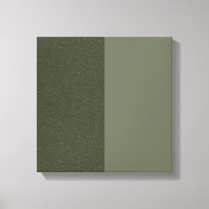 Eigene geteilte Moosgrün-Leinwand — Textur + Solid Leinwanddruck