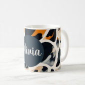 Eigene Giraffe Tierausdruck Kaffeetasse (VorderseiteRechts)