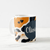 Eigene Giraffe Tierausdruck Kaffeetasse (Vorderseite Links)