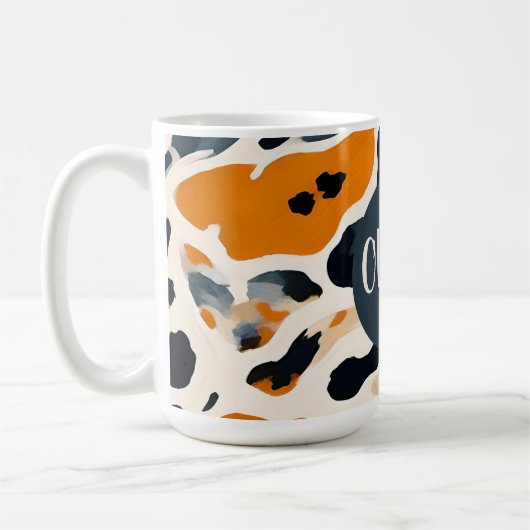 Eigene Giraffe Tierausdruck Kaffeetasse (Links)