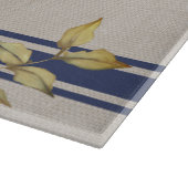 Eigene Gold-Blätter und Berry-Ernte Schneidebrett (Ecke)