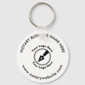 Eigene Gold-Werbenotiz-Markenbezeichnung Schlüsselanhänger (Rückseite)