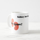 Eigene Got Nierentransplantation Kaffeetasse (Vorderseite Links)
