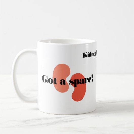 Eigene Got Nierentransplantation Kaffeetasse (Links)