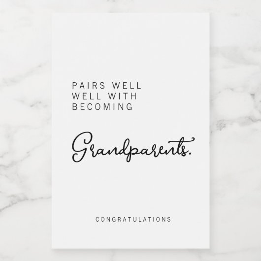 Eigene Großmutterweinmarke Weinetikett (Einzelnes Label)