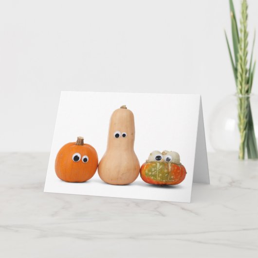 Eigene Grußkarte von Halloween Pumpkins Karte (Vorderseite)