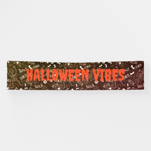 Eigene Halloween-Dekorationen, Trick oder Treat-Pa Banner (Horizontal)