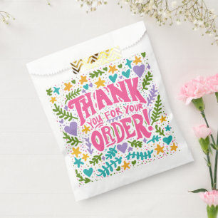 Eigene Hand - Danke für kleine Unternehmen Geschenktütchen