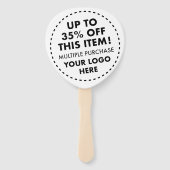 Eigene Hand-Fans für Schaufel 35% Rabatt für den K Fächer (Vorderseite)