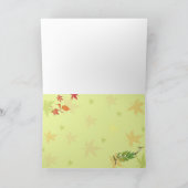 Eigene handgemalte Erntedank-Feier Einladung (Innenseite)