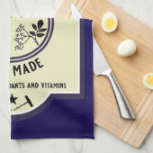 Eigene hausgemachte Elderberry Drinks Geschirrtuch (Viertel Falte)