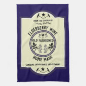 Eigene hausgemachte Elderberry Drinks Geschirrtuch (Vertikal)